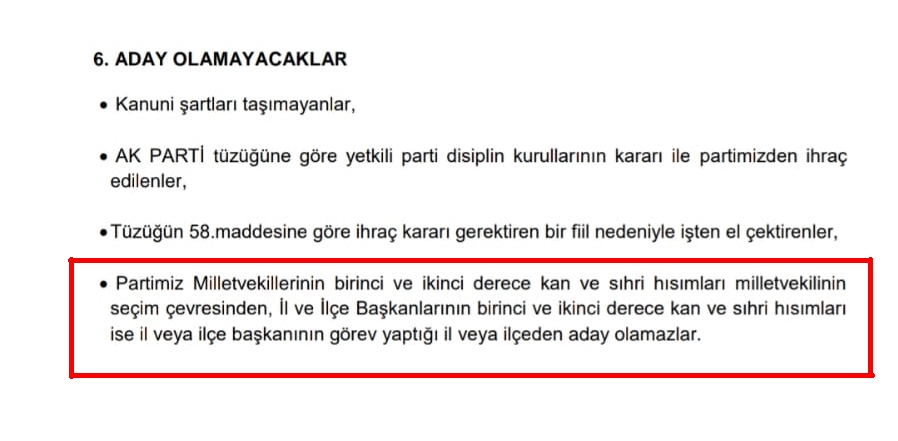 SAMİ YAVAŞ ADAY OLAMAZ