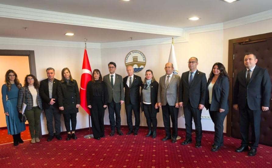 ÇOMÜ Heyeti, Trakya Üniversitesinde