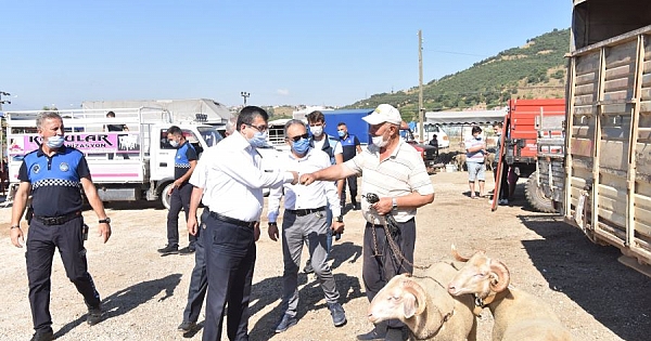 Çan&#039;da Kurban satış alanı düzenlendi