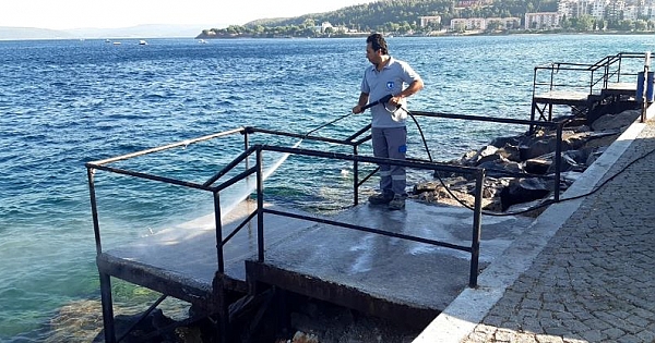Çanakkale Belediyesi&#039;nden bayram temizliği