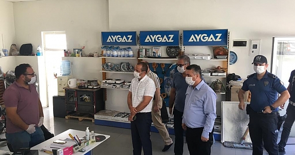 Ayvacık Belediyesi'nden Koronavirüs denetimleri