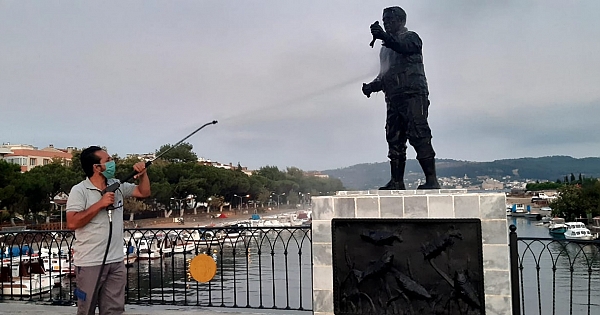 Temizlik çalışmaları devam !