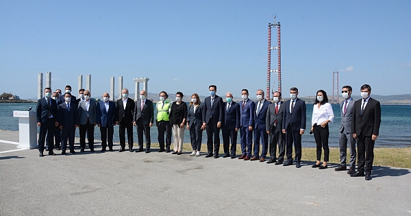 Bakan'dan Çanakkale köprüsüne inceleme