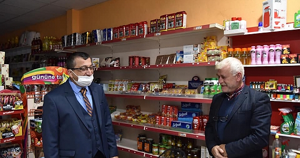 Başkan Öz&#039;den esnaflarına ziyaret