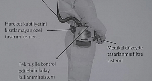GESTAŞ’tan HEPA filtreli solunum cihazı