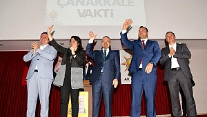 Çan'da AK Partili Adaylara yoğun ilgi