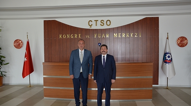 Tavlı’dan ÇTSO ziyareti