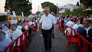 Dardanos sakinleri iftar yemeğinde buluştu