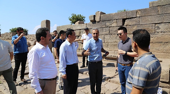 Shugang, Assos Antik Kenti’ni inceledi