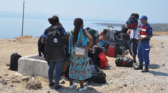 Ayvacık’ta kaçak göçmen operasyonu