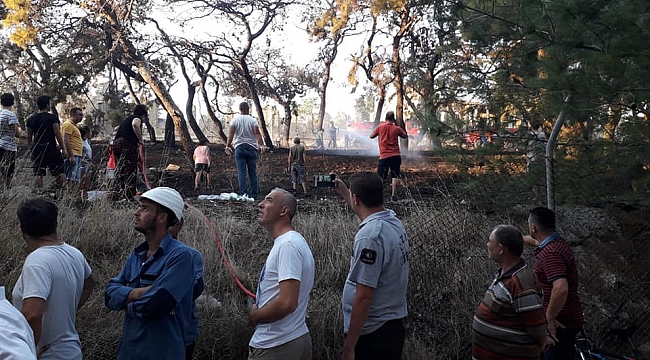 Esenler Mahallesi’nde korkutan yangın