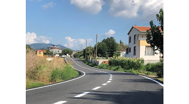 Köy yolları asfaltlanıyor