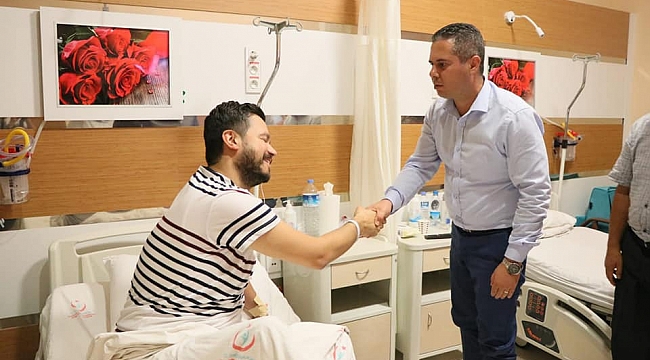 Yıldız’dan geçmiş olsun ziyareti