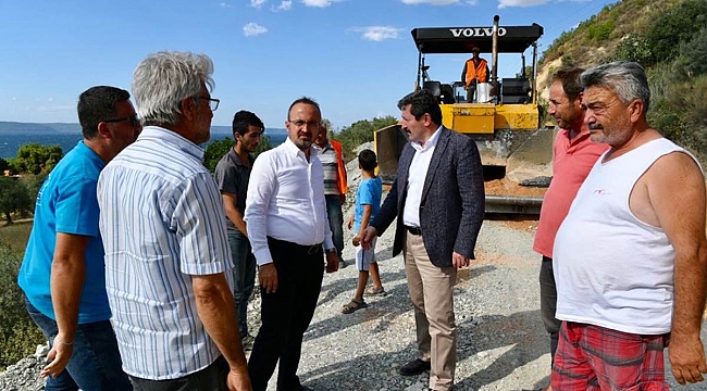 Yol çalışmalarını incelediler