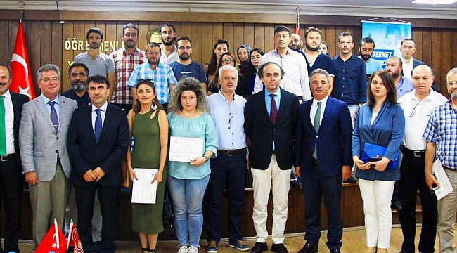 İnternet haberciliği eğitimi tamamlandı