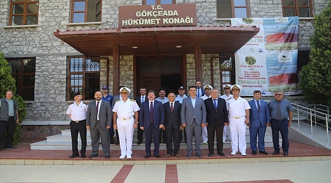 Vali Tavlı’nın Gökçeada ziyaretleri