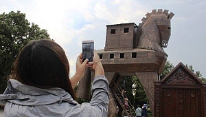 Troya Milli Parkı’na ziyaretçi akını