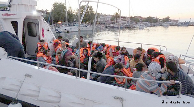 53 kaçak göçmen yakalandı