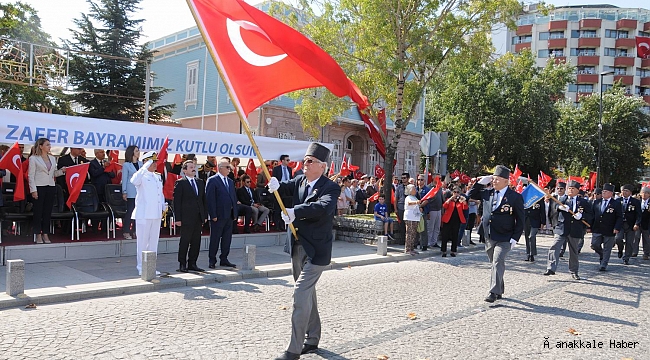 Çanakkale&#039;de 30 Ağustos coşkusu