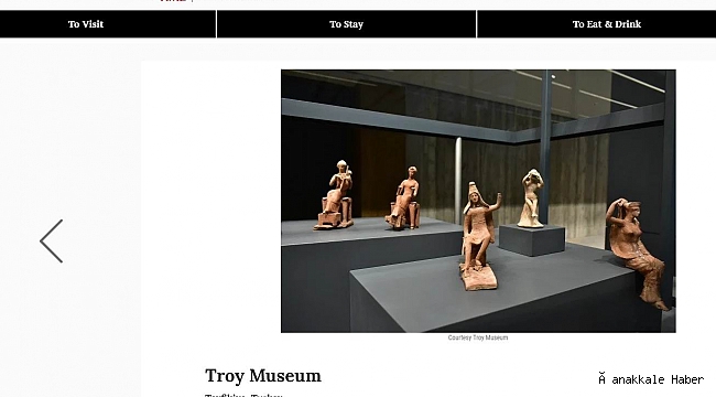 Troia Müzesi, Dünya&#039;nın en harika yerleri listesinde