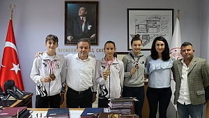 Başarılı Taekwondoculardan Alp’e ziyaret