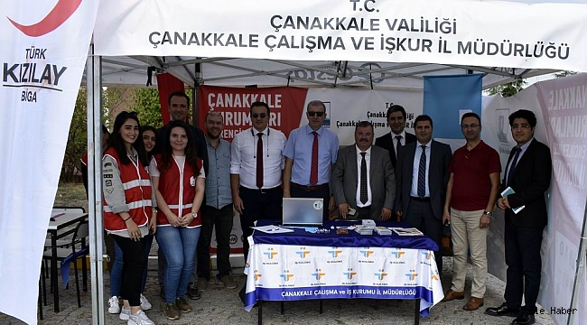 Biga İŞKUR üniversite öğrencileriyle buluştu