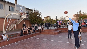 İlk atışı Başkan Öz yaptı