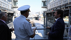 TCG Sancaktar Gemisi Çanakkale’de