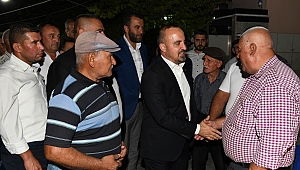 Turan, köy ziyaretlerinde