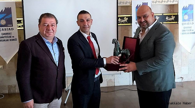 ÇASİAD&#039;ın konuğu Şahinöz