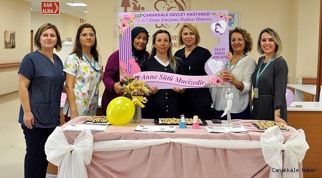 Devlet Hastanesi’nde Dünya Emzirme Haftası etkinliği