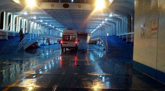 Gökçeadalı hasta için özel sefer