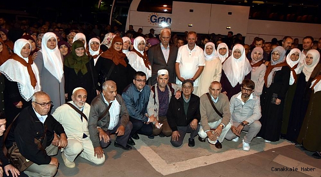 Hemşehrilerini Umre&#039;ye uğurladı