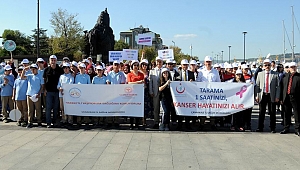 Sağlıklı yaşam için yürüdüler