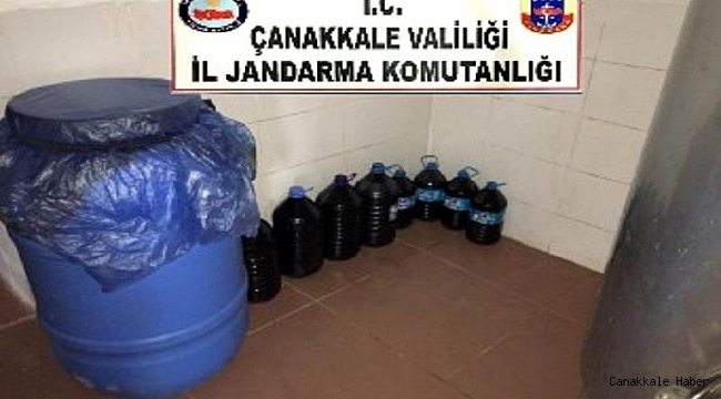 1275 litre kaçak şarap ele geçirildi