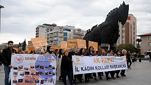 AK Partili kadınlardan 25 Kasım yürüyüşü