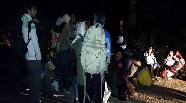 Ayvacık&#039;ta kaçak göçmen operasyonu