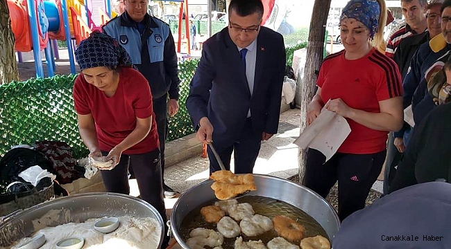 Çan Belediyesi&#039;nden vatandaşlara gödek ikramı