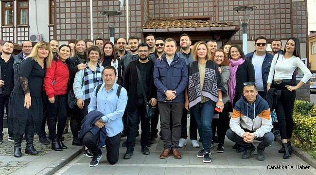 Çanakkale Belediyesi sosyal medya ekibi çalıştaya katıldı