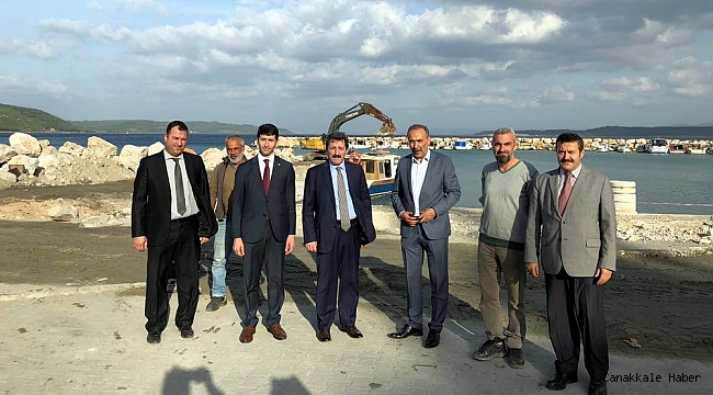 Eceabat Balıkçı Barınağı yenileniyor