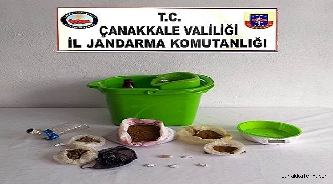 Gökçeada’da uyuşturucu operasyonu