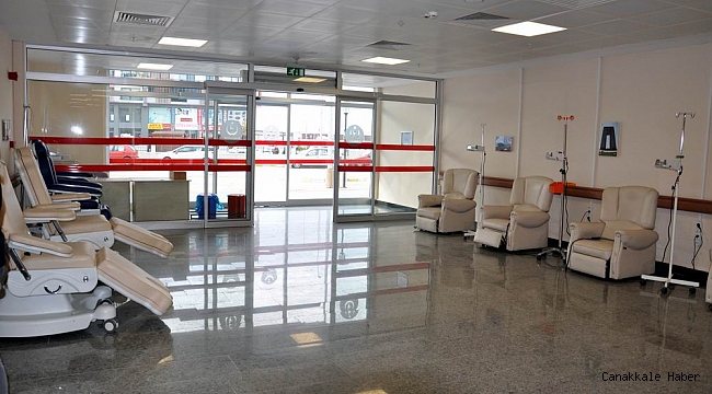Kemoterapi Ünitesi yeni yerinde hizmet veriyor