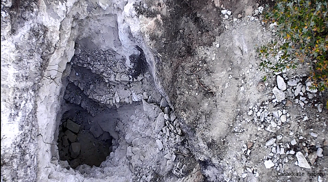 Kızılkeçili köyünde kaçak kazı