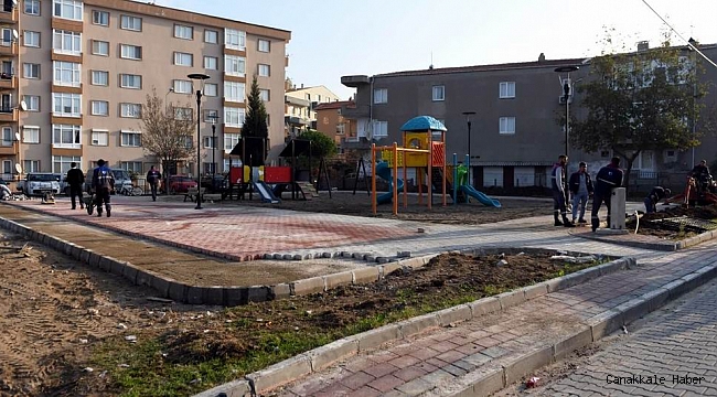 Orköy Parkı&#039;nda yenileme çalışması