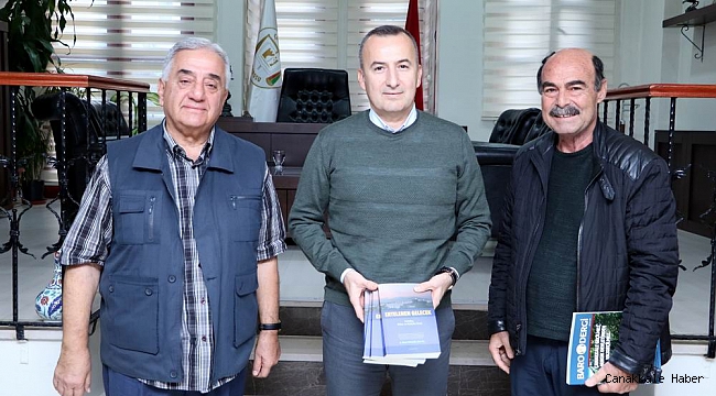 Tunçoku ve Kaynaş&#039;tan Çanakkale Barosu&#039;na ziyaret