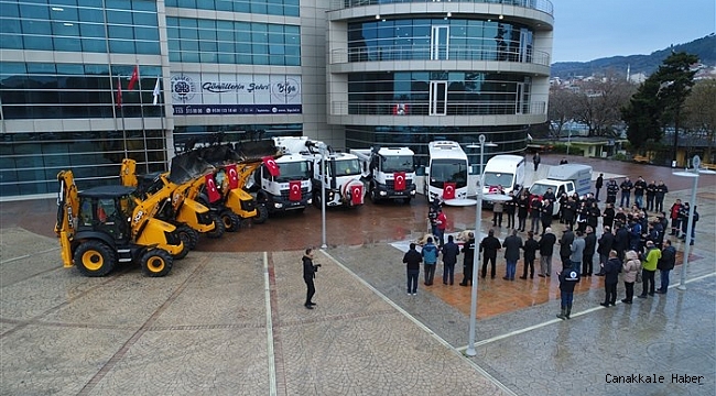 Biga Belediyesi&#039;ne yeni araçlar