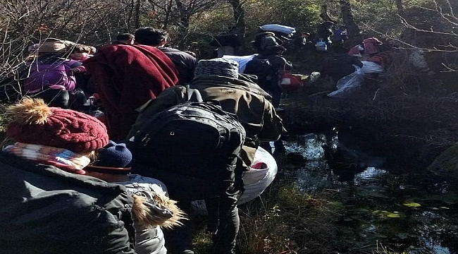 Jandarmadan kaçak göçmen operasyonu