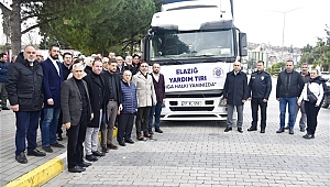 Biga Belediyesi'nin yardım tırı yola çıktı