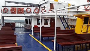 Şehid Ömer Halisdemir gemisi bakımdan geçti