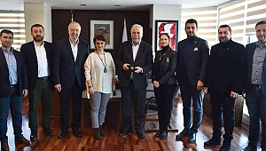 Mutlu'dan Başkan Gökhan'a ziyaret
